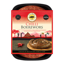 Load image into Gallery viewer, Chilli Boerewors 400g