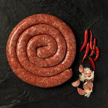 Load image into Gallery viewer, Chilli &amp; Garlic Boerewors 400g
